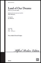 Land of Our Dreams SATB choral sheet music cover